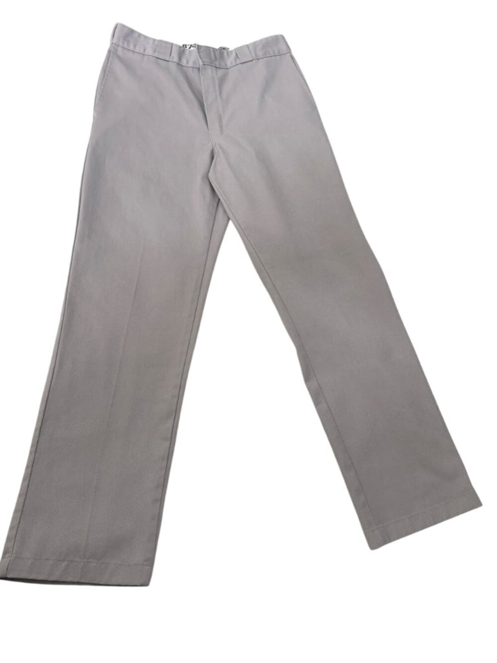 Dickies 874 Original Fit Work Pants Grey Skate 33x32 Straight Leg - Picture 2 of 9